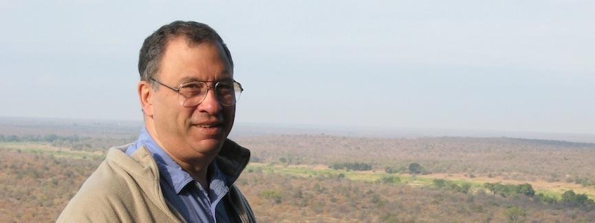 Simon overlooking a wide open space