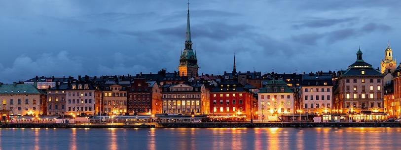 Stockholm at Golden hour. Photo from Pixabay.